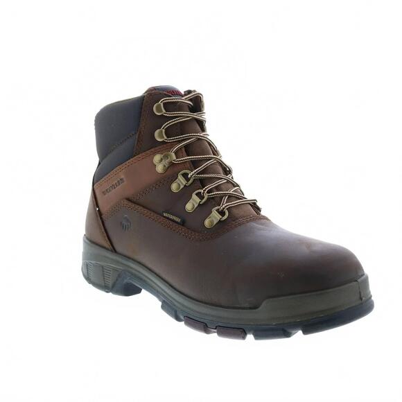 NEW WOLVERINE men\'s cabor epx waterproof work boot in dark coffee main image 3